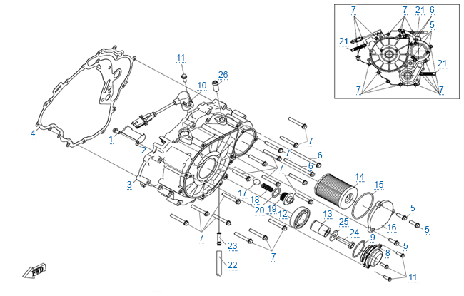 Крышка картера