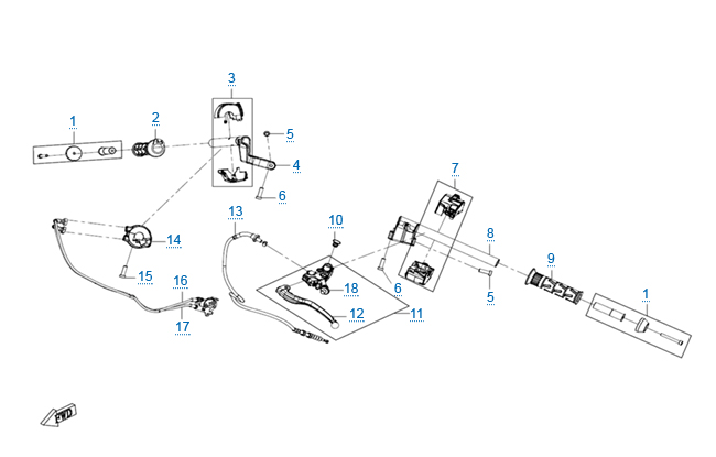 Детали руля