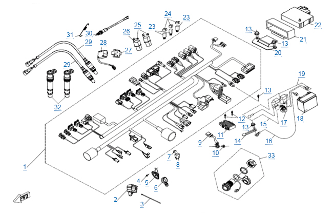 Электрическая система (abs)