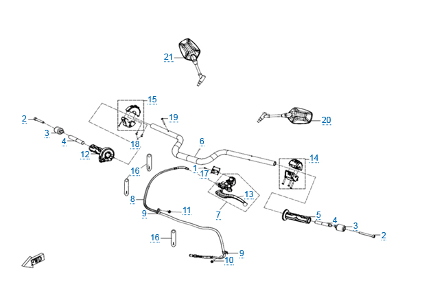 Детали руля