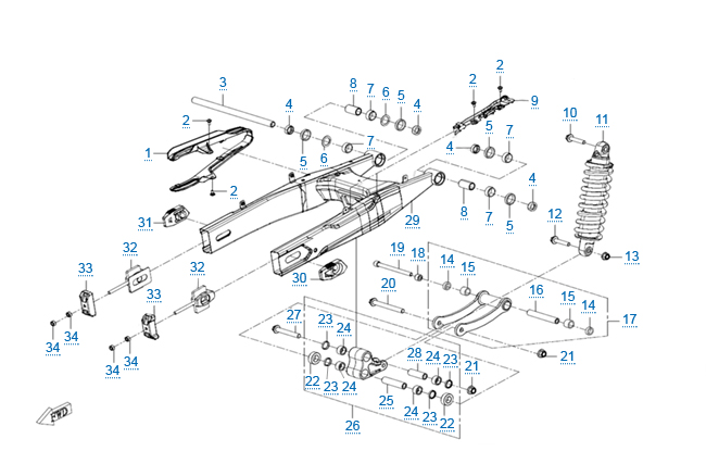 Задняя подвеска