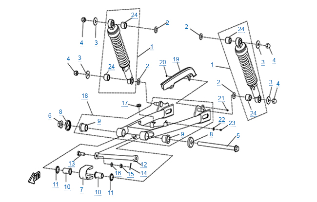 Задняя подвеска