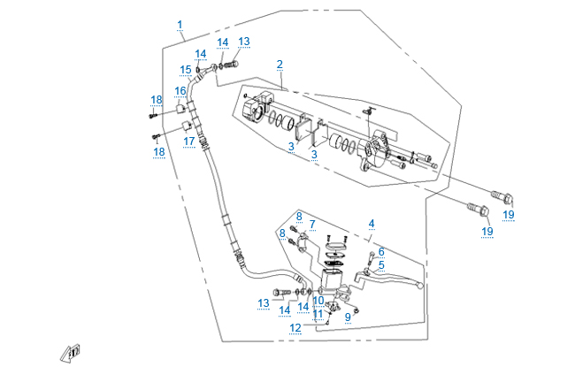 Задняя тормозная система