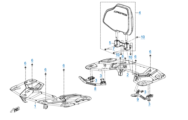 Багажные платформы