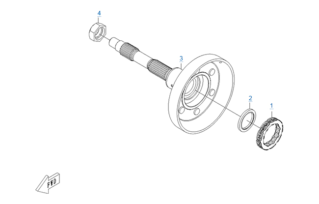 Механизм торможения двигателя