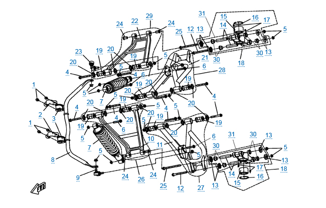 Задняя подвеска