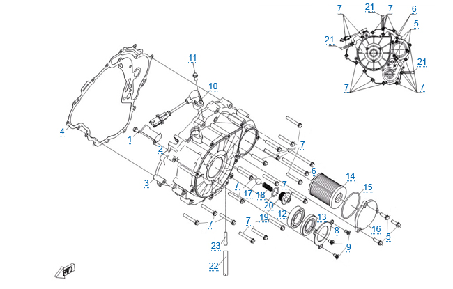 Крышка картера