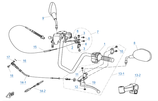 Детали руля 1