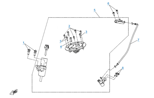 Комплект замков