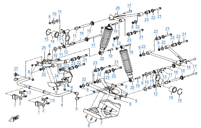 Задняя подвеска