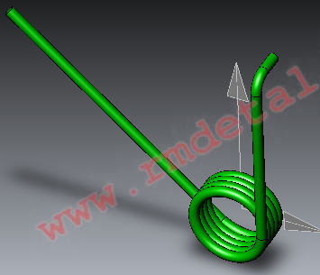 0014381  Пружина сцепки C40100087