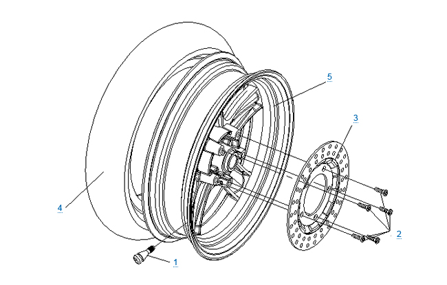 Заднее колесо
