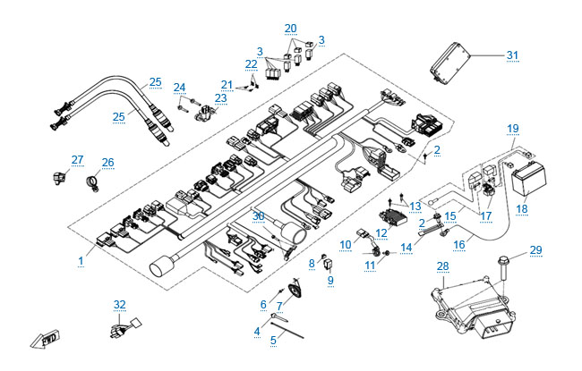 Электрическая система (abs)