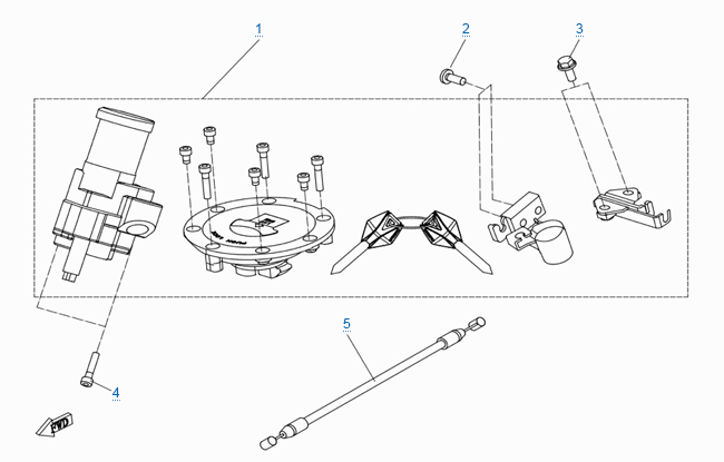 Комплект замков