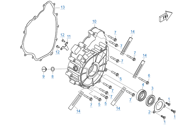 Крышка картера