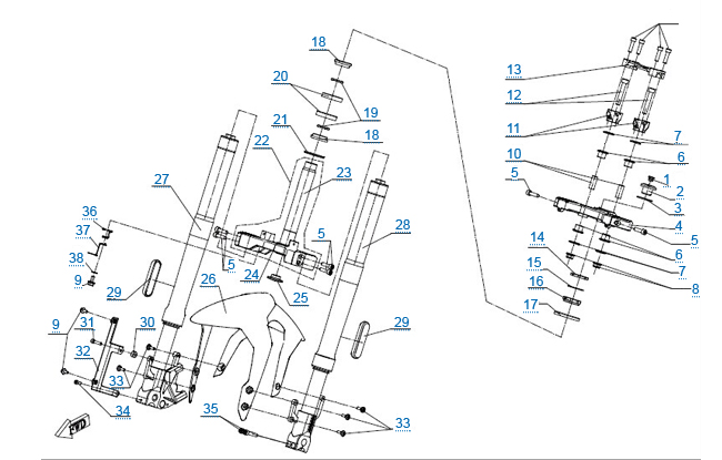 Передняя подвеска