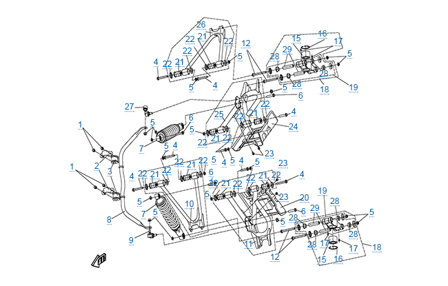 Задняя подвеска