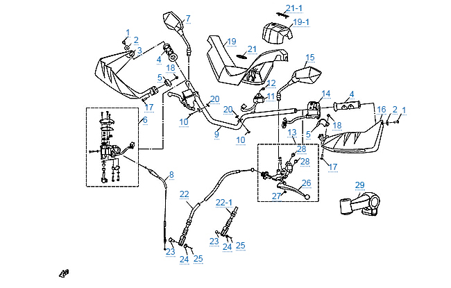 Детали руля