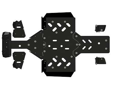 40.6218  Комплект защиты днища комбинированная (алюминий/пластик) для CFORCE 800 HO EPS NEW/800 HO EPS LTD/1000 EPS NEW/1000 EPS LTD