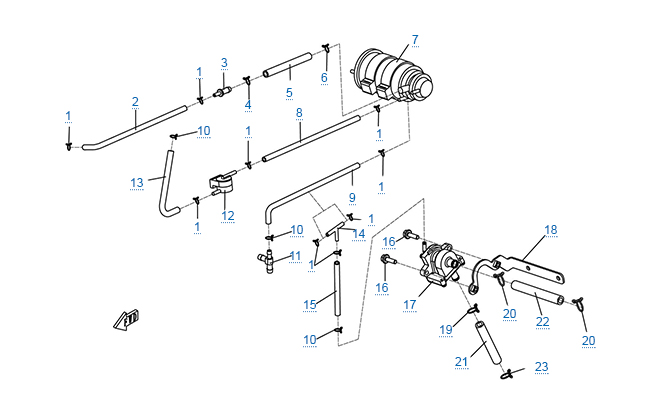 Система рециркуляции топлива
