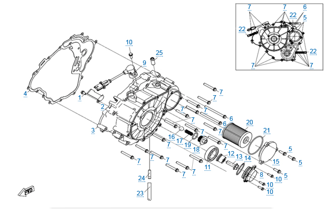 Крышка картера