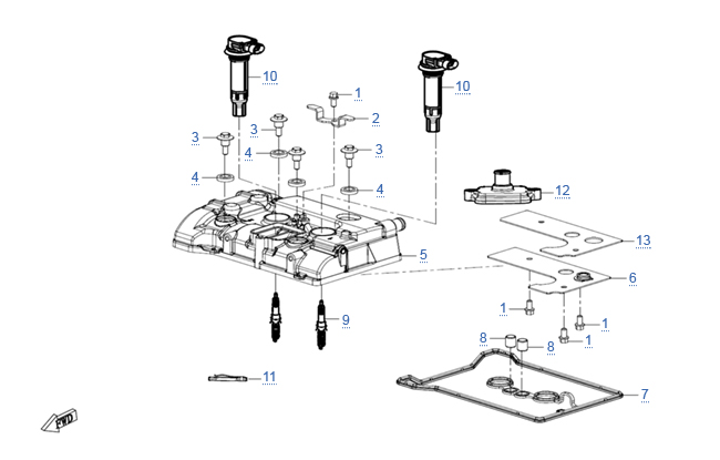 Крышка головки цилиндров