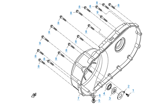 Крышка вариатора