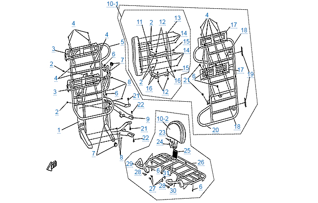 Багажные платформы и бампер