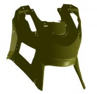 Облицовка верхняя R10700054-04 с лючком зеленый/хаки