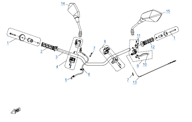 Детали руля