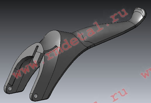 0014966  Рычаг тормоза C40300028