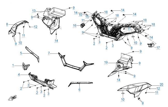 Пластиковые детали 1