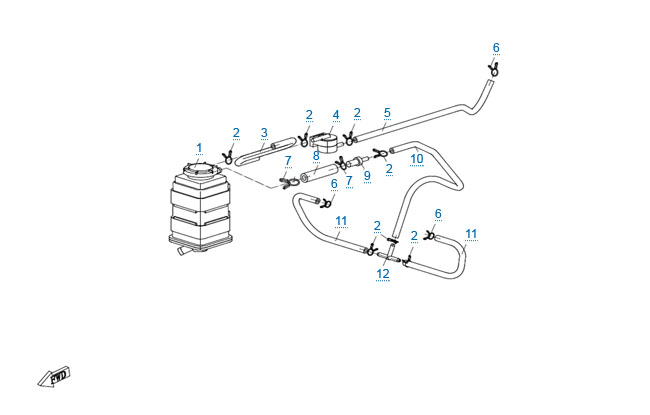Система улавливания топливных паров