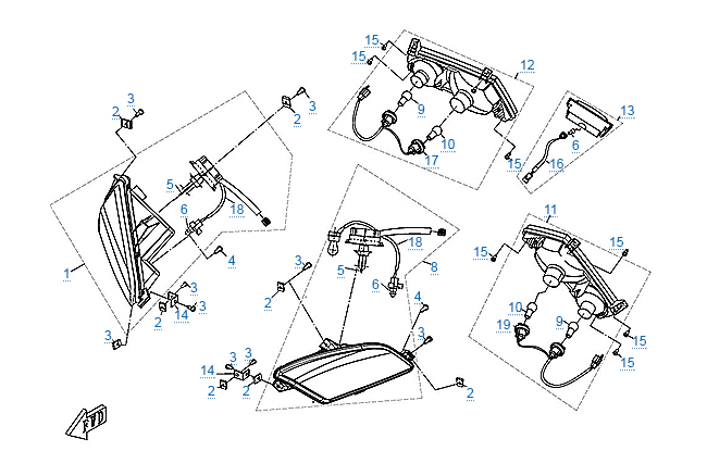 Внешние световые приборы