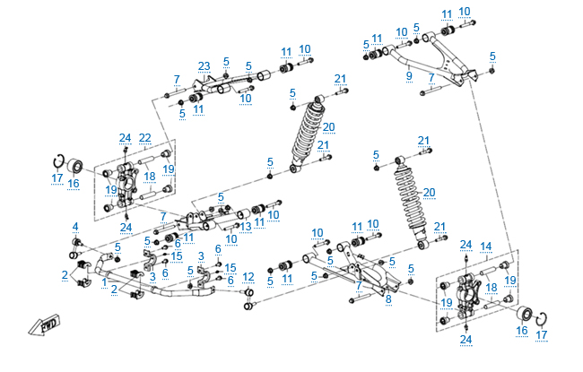 Задняя подвеска