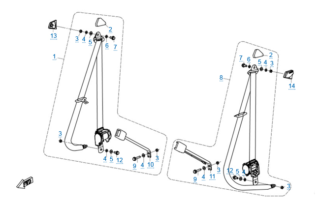 Ремень безопасности
