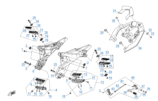 Подножки и поручни