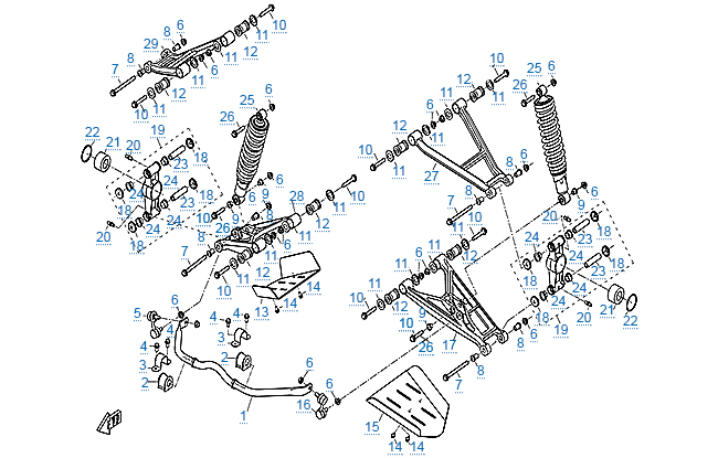 Задняя подвеска