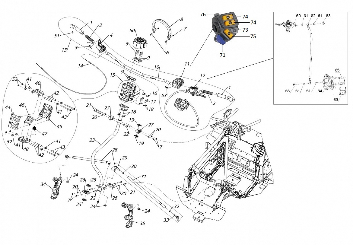 Управление рулевое S10301100