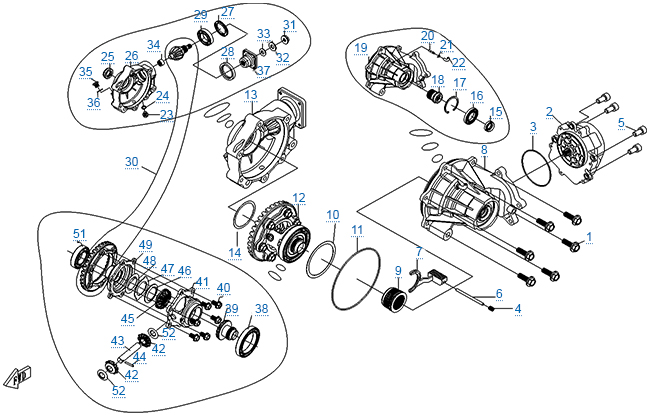 Передний редуктор