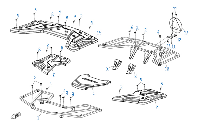 Багажные платформы