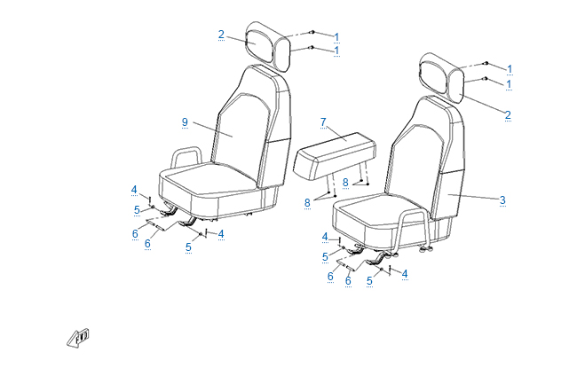 Сиденье в сборе