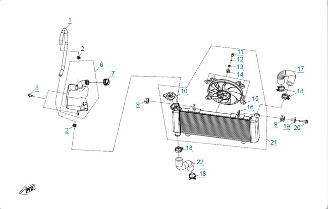 Система охлаждения двигателя