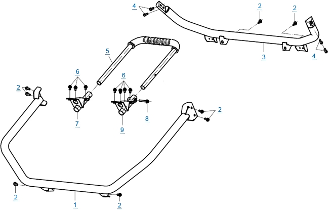 Передний и задний бампер