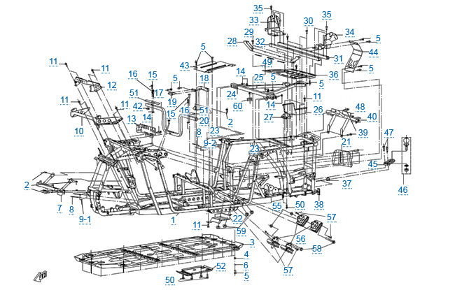 Рама в сборе