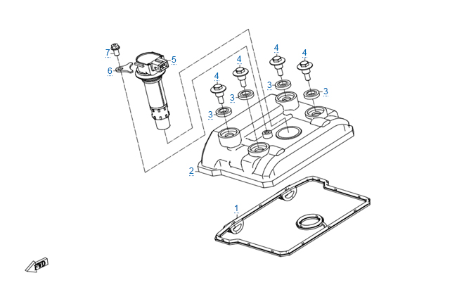 Крышка головки цилиндра