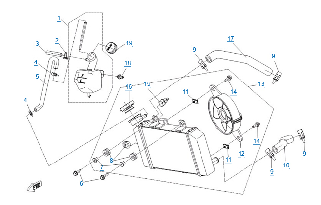 Система охлаждения двигателя