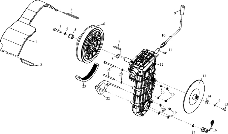 Трансмиссия С40601700-05
