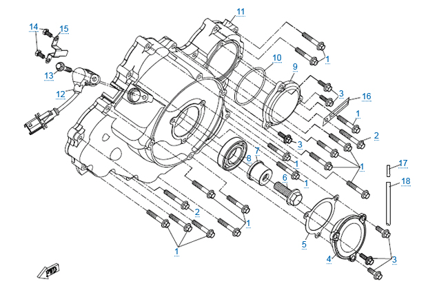 Крышка картера