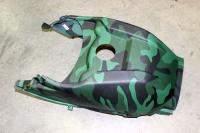 Облицовка бензобака (зеленый камуфляж)